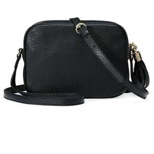 Kvinnor designers axel handväskor lyxiga crossbody sooho väska damer fransade plånbok berömd disco handväska kvinna messenger handväska 22 cm kvinnliga väskor