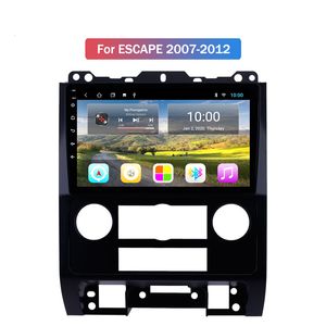 10.1 tum Android 9 bilradio Video för FORD Escape 2007-2012 GPS Navigation Support SWC BT Mirror Link