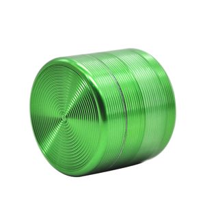 HORNET Screw Design Aluminum Alloy Herb Grinder Dia.50mm 4 Layers Herbal Spice Crusher Hand Crank Tobacco Miller