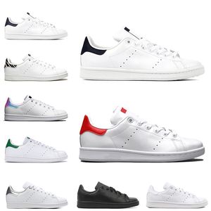 barato smith homens mulheres chaussures planas exteriores sapatilhas verdes pretos branco azul marinho oreo do arco-íris stan homens da forma do instrutor calçados esportivos