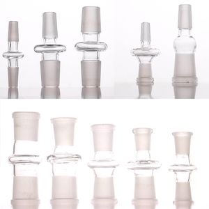 Glass Bongs Adapter Manufacturer mix size 5 type converter to male joint for oil rig water pipe bubbler two hookahs