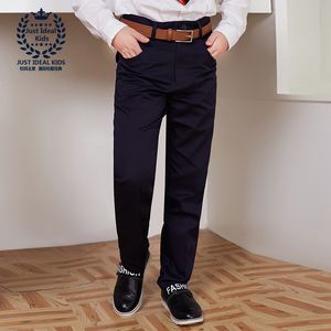 Boys Pants Casual Pants School Uniforms Straight Spring Autumn Trousers for Kids Khaki and Navy Blue