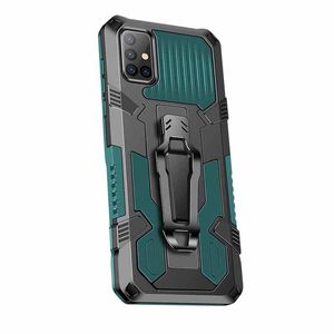 PC Pas Clip Case Dla Samsung A51 G Wytrzymały Hybrid Armor Stand Cellphone ABS TPU Okładka Sam Galaxy S20 Ultra Uwaga A70