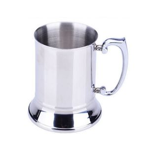 Retail and wholesales 16OZ Double Wall Stainless Steel Tankard,stainless steel beer mug