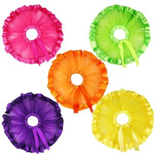 Noworodek niemowlę Tutu Spódnice Moda Netto Przędza Tutus Dress Baby Girls Rainbow Mesh Spódnica Halloween Kostium 5 Kolory Dzieci Koronki Spódnica