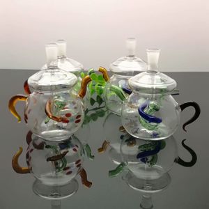 新しいヨーロッパとアメリカのパイプのバブラー喫煙パイプ水ガラスのボンクラシックティーポット、ボトル
