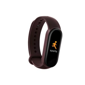 M5 Smart Watches Multifunktionella färgglada armband Magnetiska laddning Fitness Passometer Tracker Sleep Monitor för 13 språk Översättning