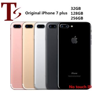 Восстановленные оригинальные Apple iPhone 7 Plus 5,5 дюйма нет отпечатков пальцев IOS 10 Quad Core Core 3GB RAM 32/128 / 256GB ROM 12MP разблокирован 4G LTE