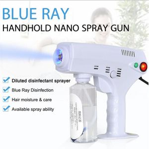 Kall Fogger Machine Blu Ray Disinfektion Sprayer Atomizer Desinfektionsterilisator 1200W Big Power Handheld Electric Hair Nano Spray