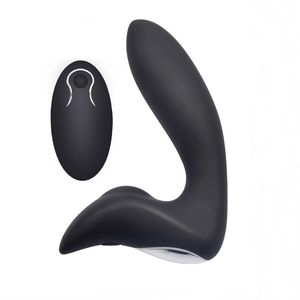 Vibrando próstata Massager Homens bumbum Plug Anal Estimulador clitóris Vaginal Wearable Vibrador Sex Toys para as Mulheres Casais J1955