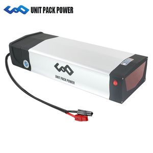 UPP Bakre rackbatteri 1000W 48V 20Ah med laddare elektrisk cykel hög kapacitet för 750W 500W motor