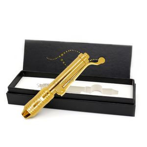 24k Gold 0.3 Hyaluron Pen with High Density Mental Hyaluronic Pen Atomizer Injector for Lip Lifting Anti Wrinkle Meso Gun