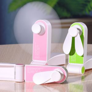 Usb Pocket Fold Fans Electric Portable Hold Small Fans Small Household Electrical Appliances Desktop Electric Fan