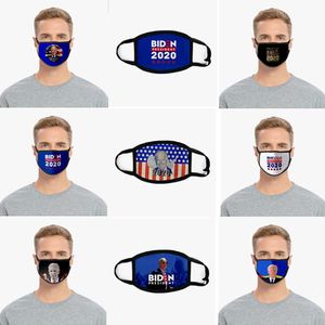 Máscara Biden Eleição 2020 Lavável Reutilizável Máscaras Faciais Seda Gelo Joe Biden Máscaras Antipoeira Protetoras Ao Ar Livre 20 estilo HHA1466