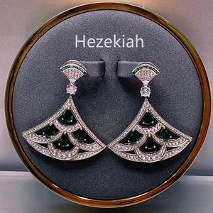 Hizkiya 925 Tremella İğne Küpe Büyük Eardrop Mizaç bayan Dans partisi Yüksek uç kaliteli lüks moda Püsküller Küpe Sıcak etek