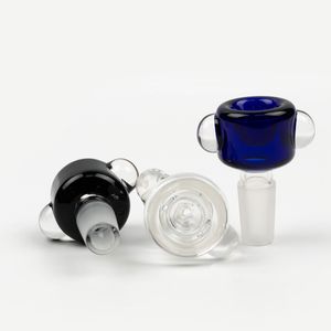 Rauchzubehör 14mm 18 mm farbenfrohe Glasschalen Stücke Grünblau