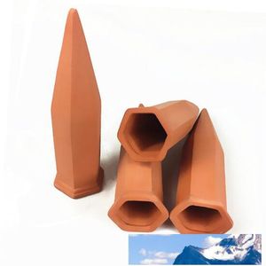 4pcs/Lot 3 Lots MOQ Modern Terracotta Plant Self-Watering Stakes, Vacation Plant Waterer Irrigation System Watering Spikes Devices 17cm