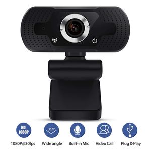 Full HD 720P 1080P Webcam 4x Computer PC Câmera Web com Microfone para transmissão ao vivo Chamada de videocling WorkCamara Para