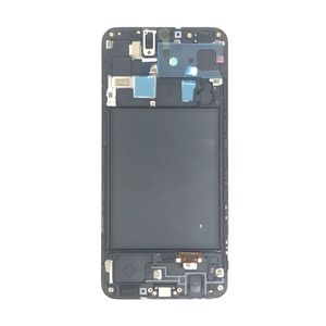Für Samsung Galaxy A20 A205 LCD-Panels 6,39-Zoll-OLED-Anzeigebildschirm mit Rahmen Ersatzteile schwarz