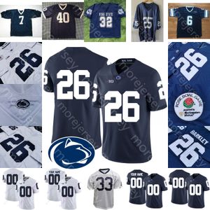 Football Jerseys Psu Penn State Football Jersey Ncaa College Johnny Dixon Drew Allar Marcus Allen Joe Paterno Kj Hamler Noah Cain Pat