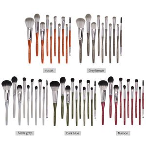 Maange Pro 10 sts Makeup Brush Set Pulver Foundation Eye Shadow Lip Eyeliner Blush Blending Face Makeup Brushes Set