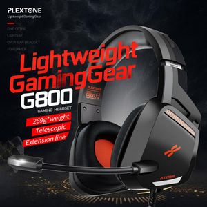 PLEXTONE G800 Gaming Headset Headphones Over-Ear Lightweight headsets with mic for PS4 PC Mobile Phone Headsets Gamer Earphone