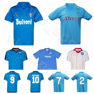 1926 1982 1987 1991 Retro Napoli Vintage Maradona Soccer Jersey Zola Careca Hamsik Mertens Insigne Zielinski Alemao Camisa de Futebol Kits