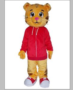 Wholesale daniel tiger Mascot Costume for adult Animal large red Halloween Carnival party