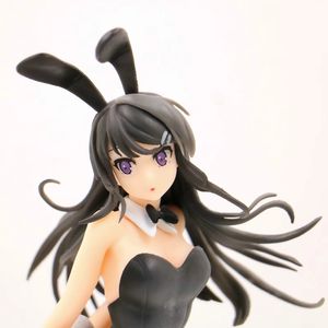 Rascal Does Not Dream of Bunny Girl Senpai Sakurajima Mai Sexy Girls PVC Action Figures Toys Anime Figurine Toy Doll Gift MX200727