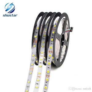 Super Bright 5m 5630 5050 3528 SMD 60led m LED Strip Light Waterproof Flexiable 300LED Cool Pure Warm White Red Blue Green 12V