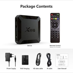 X96 HDD Media Player X96Q Smart TV BOX STB Android Allwinner H313 Quad Core GB GB K