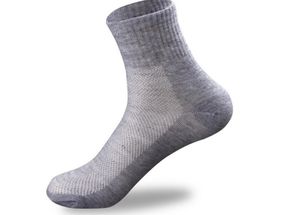 Wholesale-Men Athletic Socks High Quality Cotton Polyester Blends Business Casual male warmer socks male ok for all Size Mesh Cool