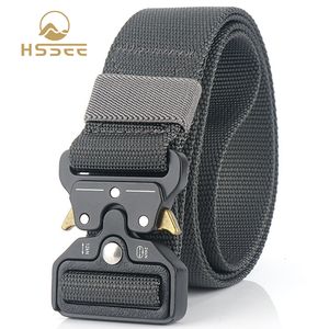 Genuine Gray Series Nylon Tactical Belt Soft Real Nylon Hard Metal Quick Release Buckle Mens Sports Belt Dropshipping