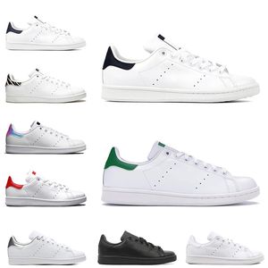 smith uomo donna scarpa sneakers piatte nero bianco blu navy oreo arcobaleno stan moda uomo trainer scarpe sportive all'aperto