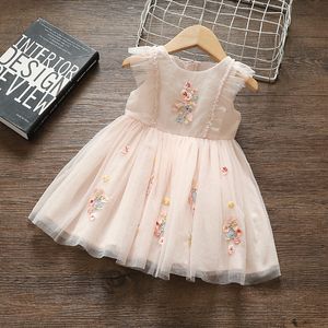 Vestido de bebê Princesa Floral1st Vestido de aniversário para bebê de moda de moda noite para meninas roupas de verão 2020