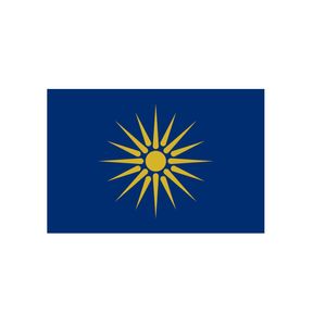 3x5ft Пользовательские Греческой Македонии Флаг, Крытый Национальный Висячие Пользовательские цифровой Printed Polyester, перевозка груза падения поддержки