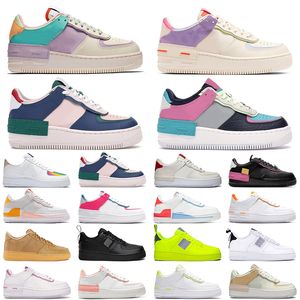 force 1 shadow yeni varış gölge açık chaussures erkek bayan ayakkabı Fildişi smaç Soluk Barely Volt Oracle Aqua Ladin Aura eğitmen spor ayakkabı 36-45 mens