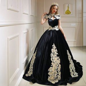 Dubai Muslim Formal Evening Dresses short sleeves high neck 2020 Long Elegant Princess Evening Gowns Sexy Arabic Prom Dresses Party