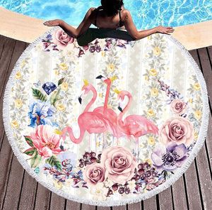 The latest 150CM size round beach towel cotton material, 10,000 styles to choose from, picnic and travel bath towels, support for custom