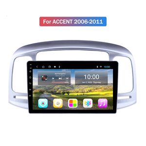 Android 10 radio samochodowe wideo dla Hyundai Accent 2006-2011 DVD Nawigacja GPS WiFi OBD2