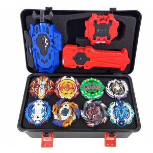 قمم قاذفات beyblade انفجار مجموعة اللعب مع بداية وأرينا bayblade المعادن الغزل الأعلى بكرة بليد شفرات اللعب T191019