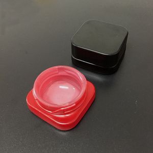 recipiente 5 ml Cube jar Non-Stick Criança Proof Wax Dabs Concentrados Transparente Preto Vermelho Branco Amarelo Verde