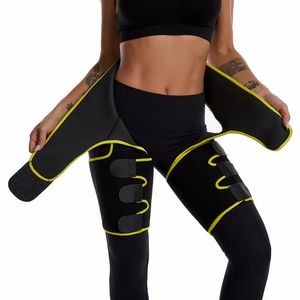 Plus Size Waist Trainer Belt Women High Waist BuLifter Leg Sweat Shaper Thigh Trimmers Adjustable Sauna Belt Hip Enhancer