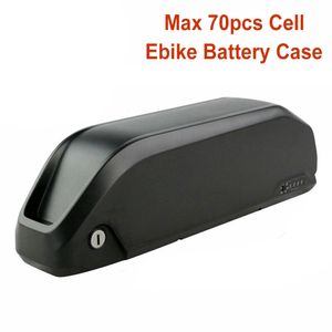 USB bağlantı noktası Elektrikli Bisiklet Case New Polly Aşağı Tüp e-bisiklet Pil Kutusu 36V / 48V / 52V Hailong