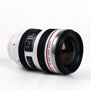 Camera Lens Coffee Mug 6: e generationen 400 ml rostfritt stål Tumbler kaffekoppar ZZA2453