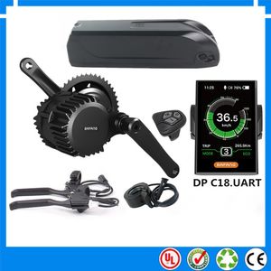 US UE sem impostos 48V 1000W BBSHD Bafang meados conduzir kits de motor bicicleta elétrica com carregador de bateria 52V 15AH Li-ion