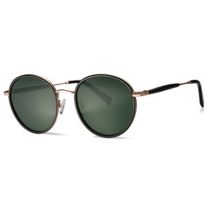 polarisierte Sonnenbrille Damen Sonnenbrille Carfia 1949 Vintage runde Designerbrille für Herren UV-Schutz Acatate-Harzbrille