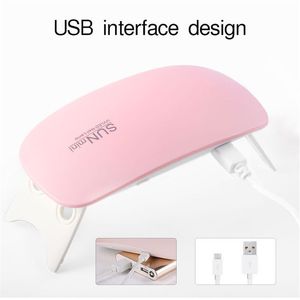 Mini Light Treatment Device Dryer Manicure USB Mouse Shape LED Portable Nail Heating Lamp LED Lamp Nail UV Led Lamp