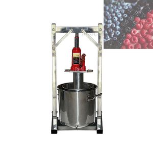 Aço de alta qualidade 12L Capacidade Fruit Juice frio da imprensa Juicing máquina inoxidável WithManual Grape Pulp Juicer Máquina Comercial