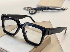2023 Luxus L96006 quadratisches Modedesign Sonnenbrillengestell importierte reine Tablet-Brille komplette Box UV400